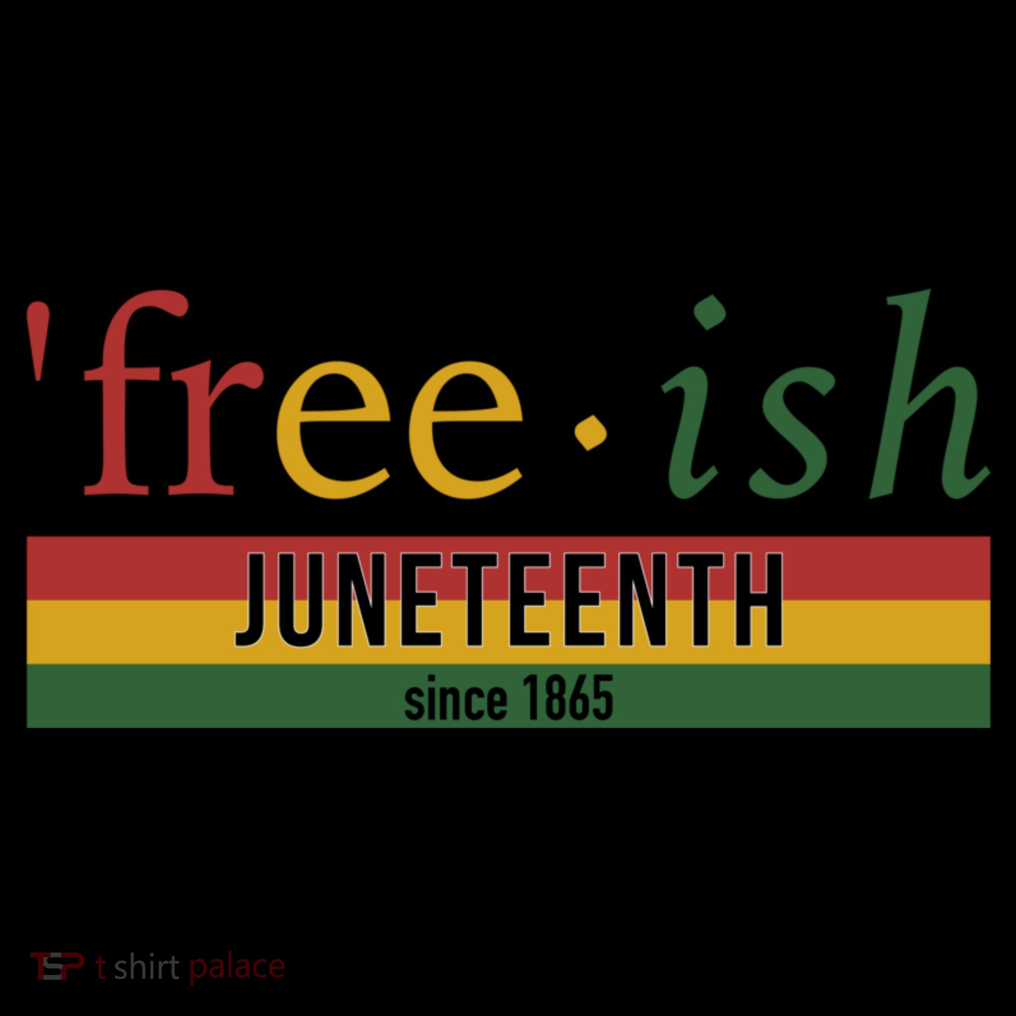 Free Ish Since 1865 With Pan African Flag For Juneteenth Baby Bodysuit