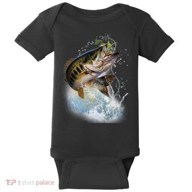 Fish and Hook Baby Bodysuit