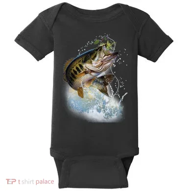 Fish and Hook Baby Bodysuit