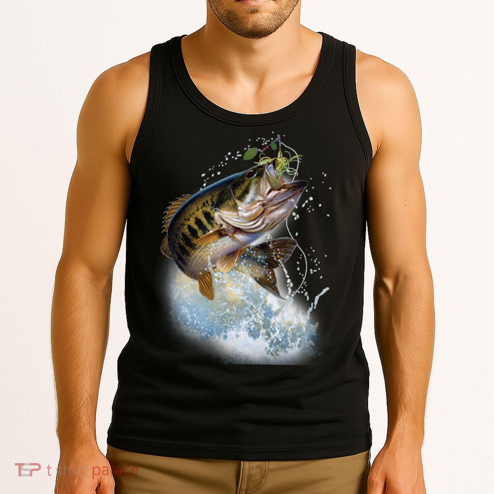 Fish and Hook Tank Top