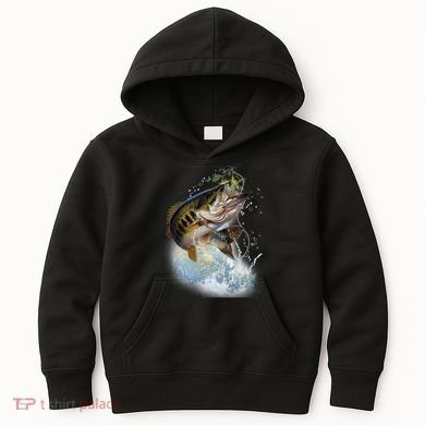 Fish and Hook Kids Hoodie
