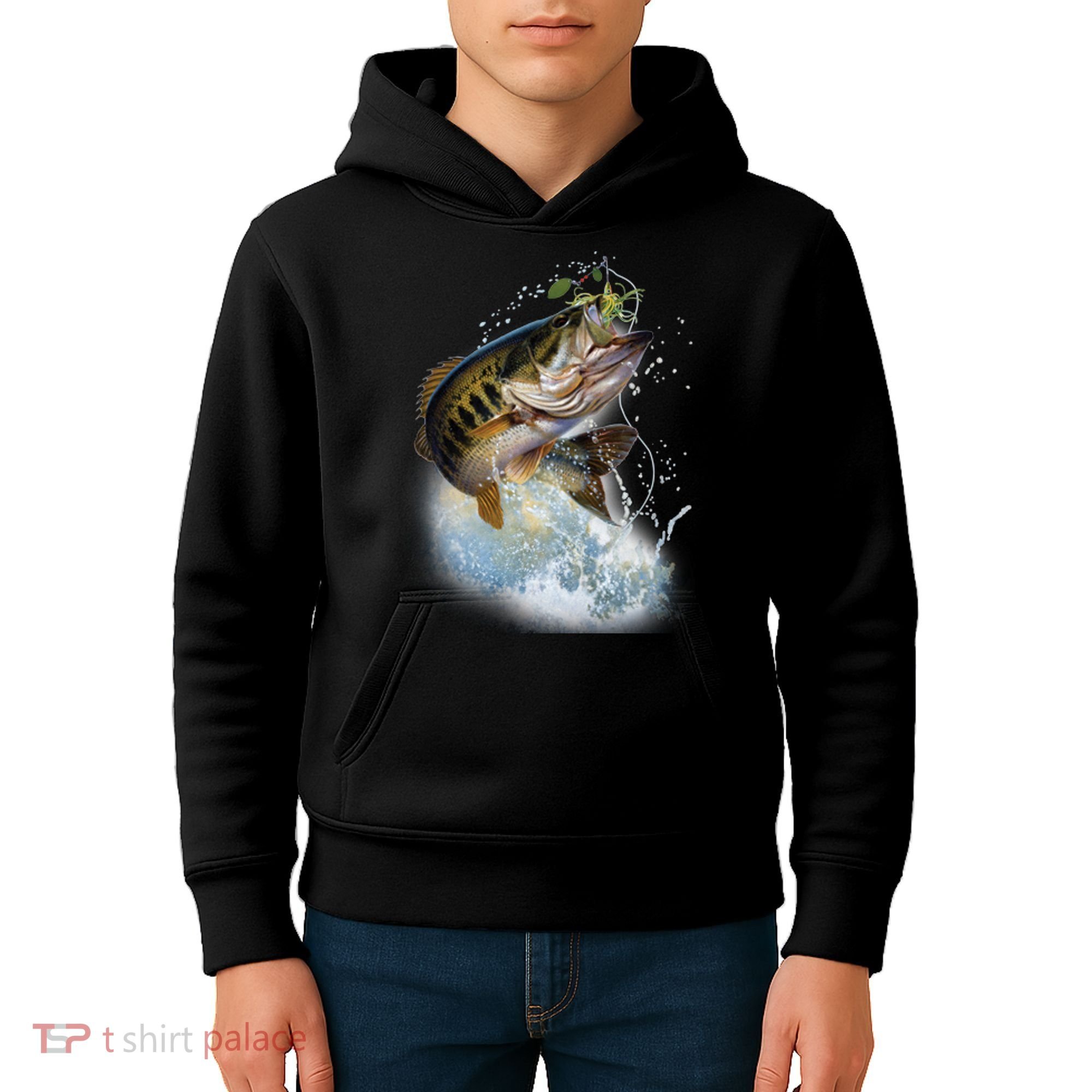 Fish and Hook Kids Hoodie