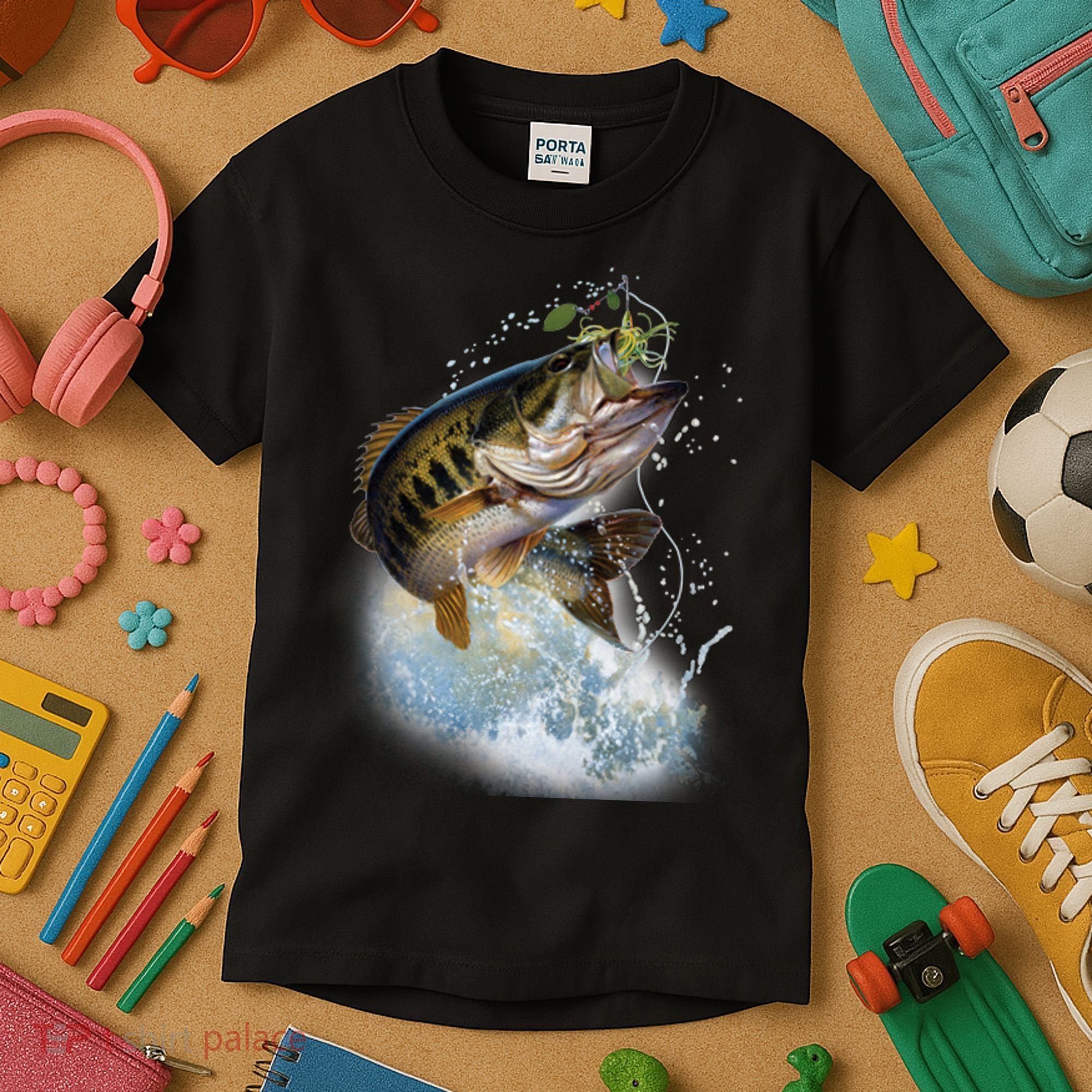 Fish and Hook Kids T-Shirt