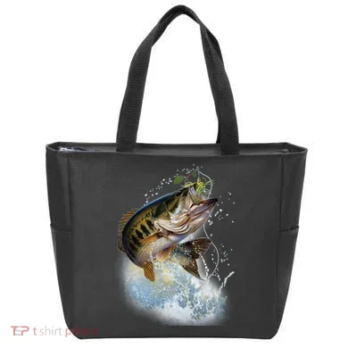 Fish and Hook Tote Bag