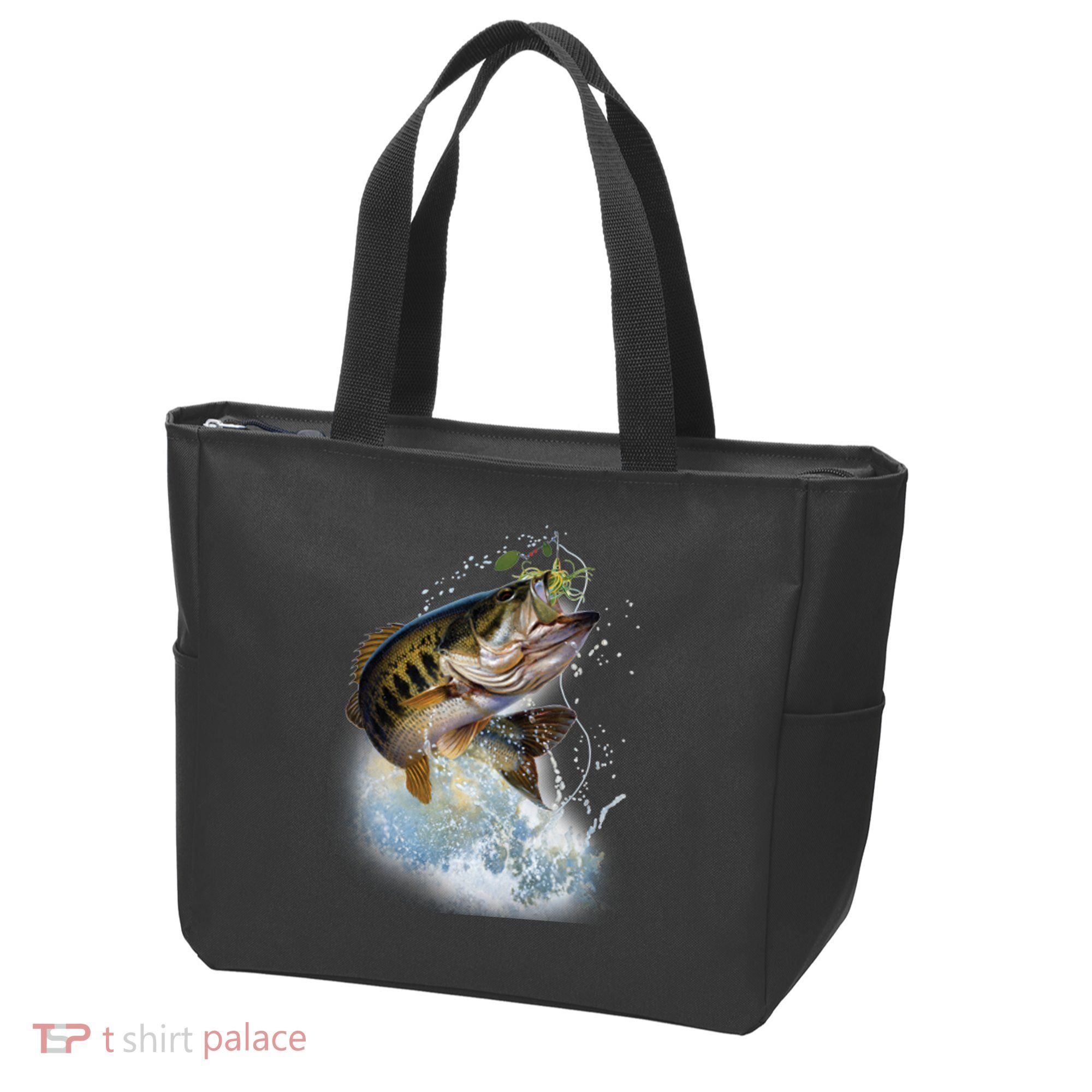 Fish and Hook Tote Bag