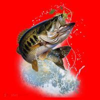 Fish and Hook Santa Hat thumb 1