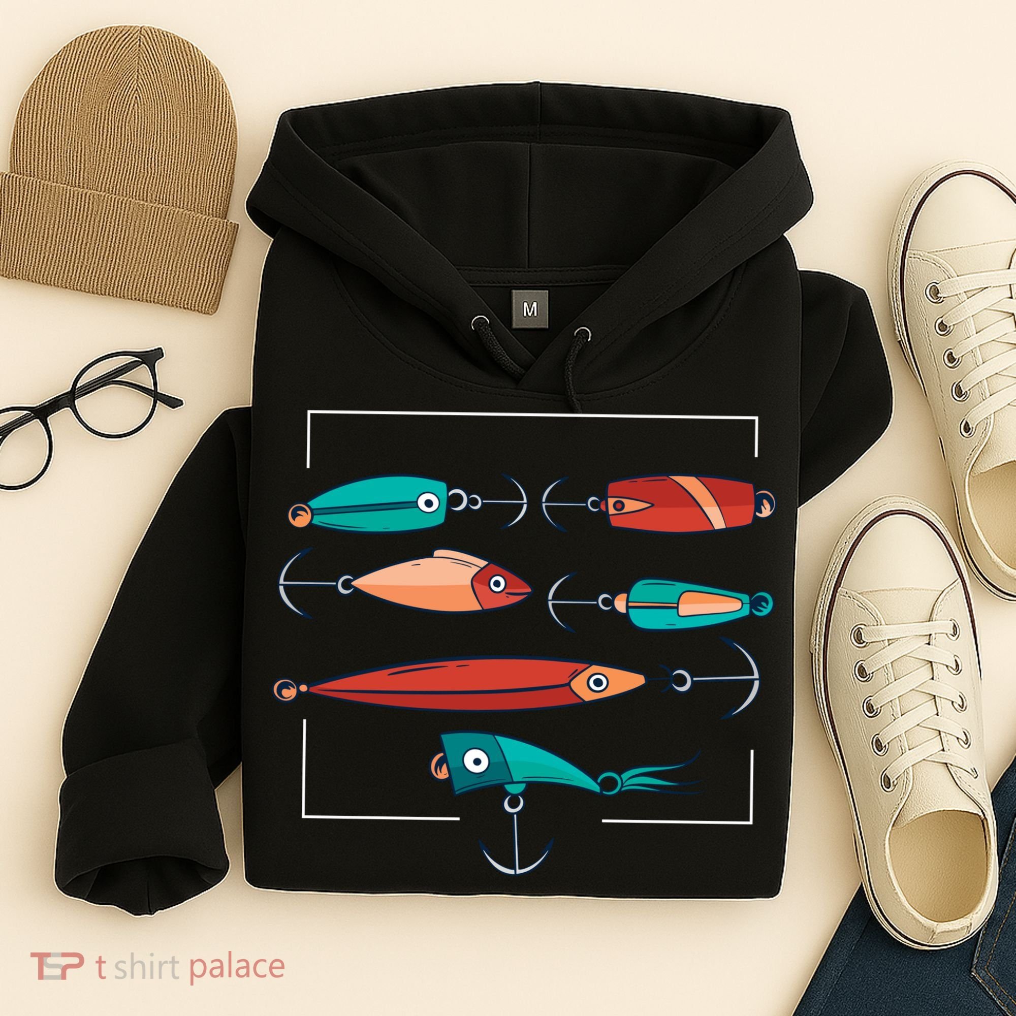 Fish Bait Set Hoodie
