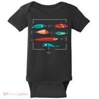 Fish Bait Set Baby Bodysuit thumb 0