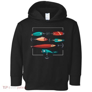 Fish Bait Set Toddler Hoodie