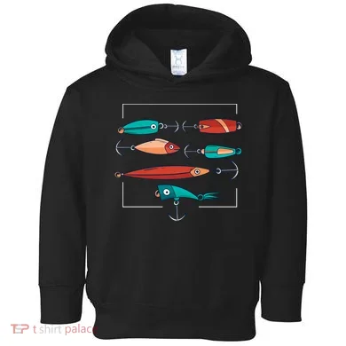 Fish Bait Set Toddler Hoodie