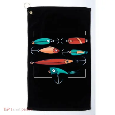 Fish Bait Set Golf Towel