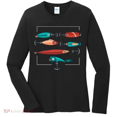 Fish Bait Set Women's Long Sleeve Shirt
