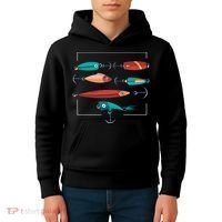 Fish Bait Set Kids Hoodie thumb 4