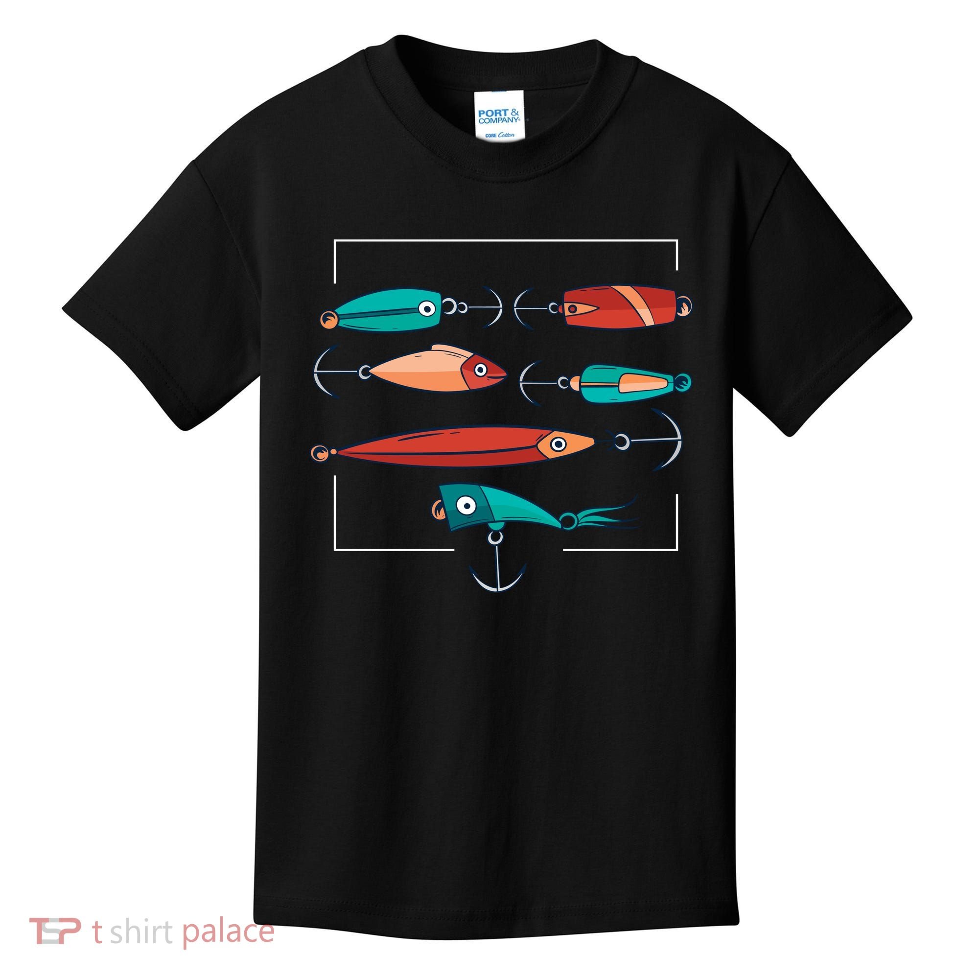 Fish Bait Set Kids T-Shirt