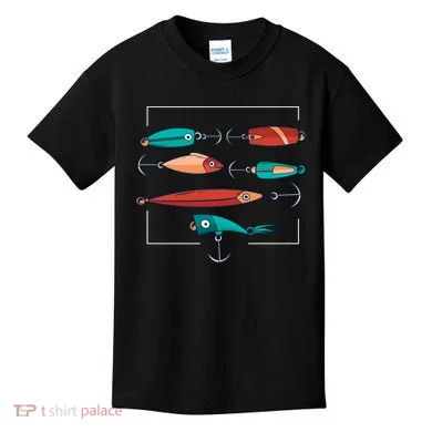Fish Bait Set Kids T-Shirt