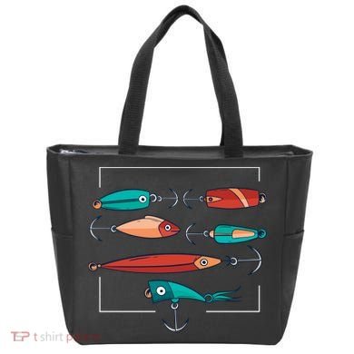 Fish Bait Set Tote Bag