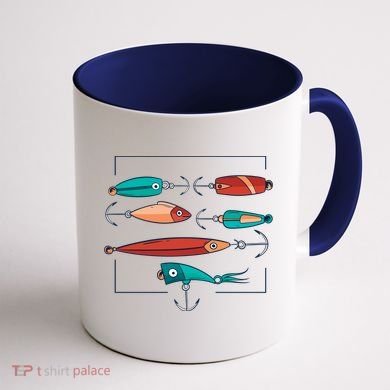 Fish Bait Set Coffee Mug back