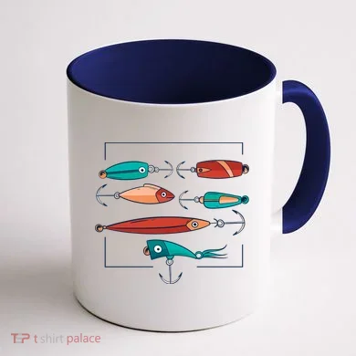 Fish Bait Set Coffee Mug back