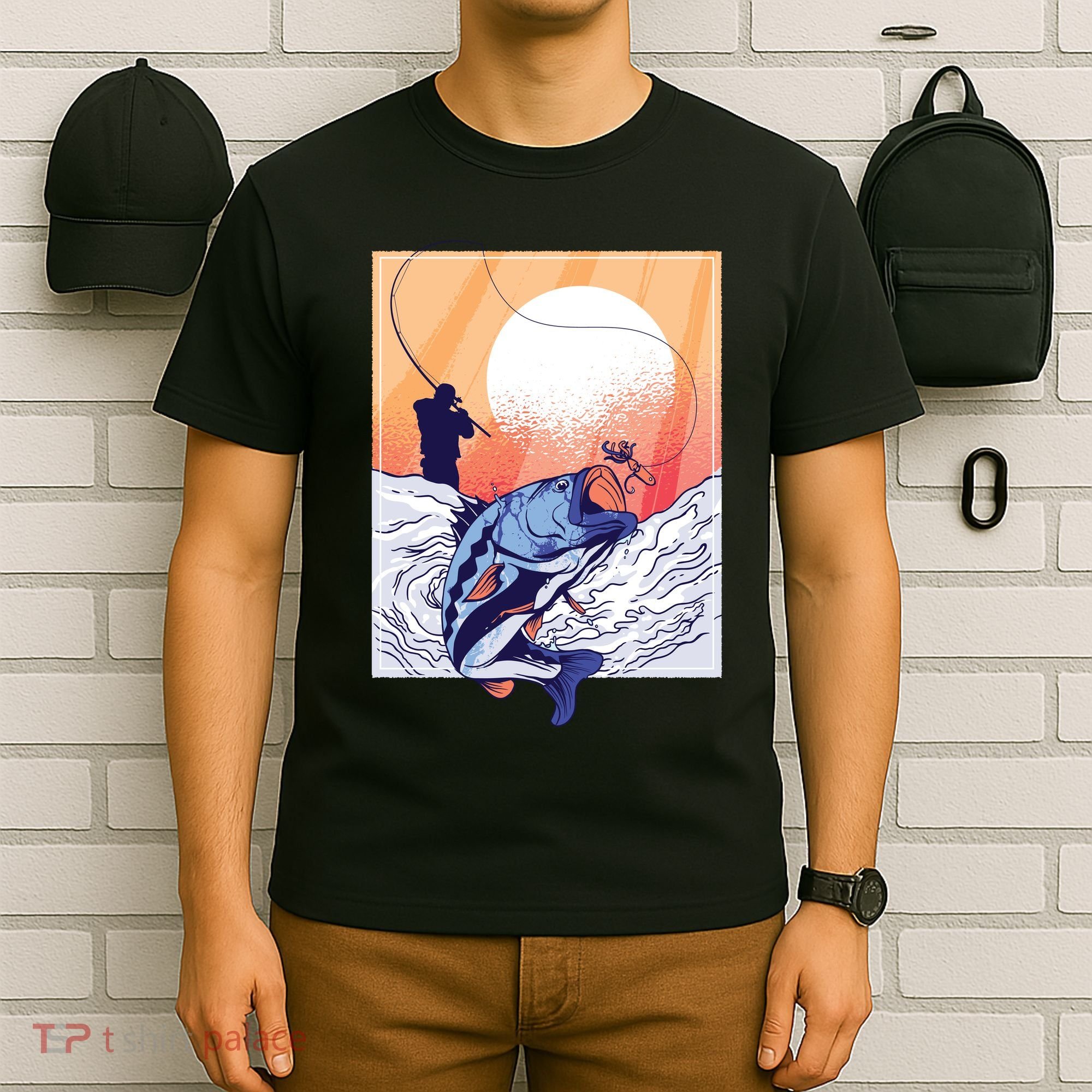 Fisherman Sunset T-Shirt