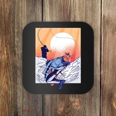 Fisherman Sunset Coaster