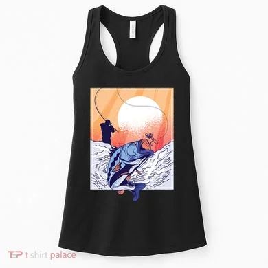 Fisherman Sunset Women's Tank Top