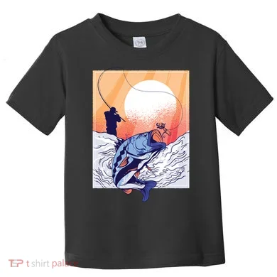 Fisherman Sunset Toddler T-Shirt