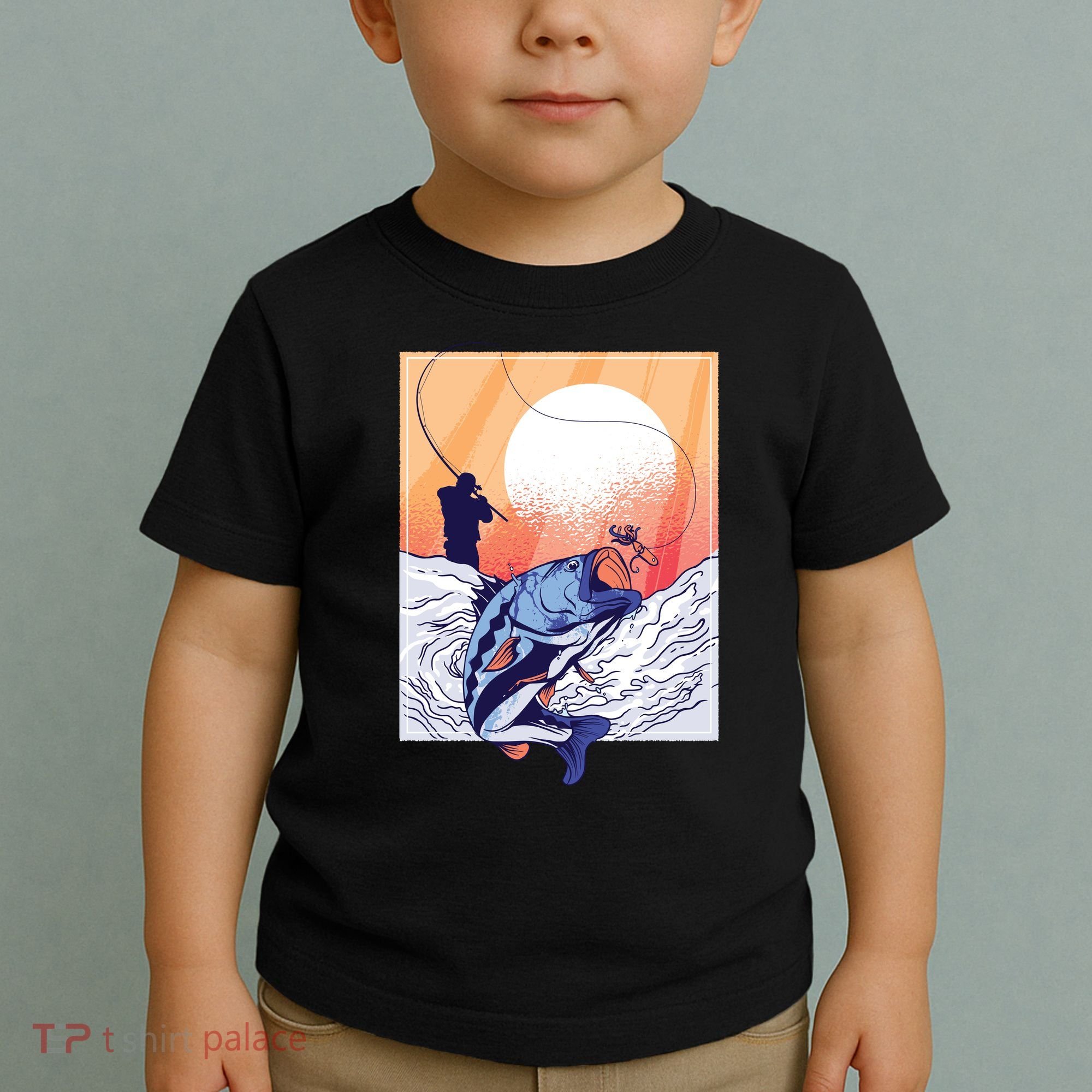 Fisherman Sunset Toddler T-Shirt