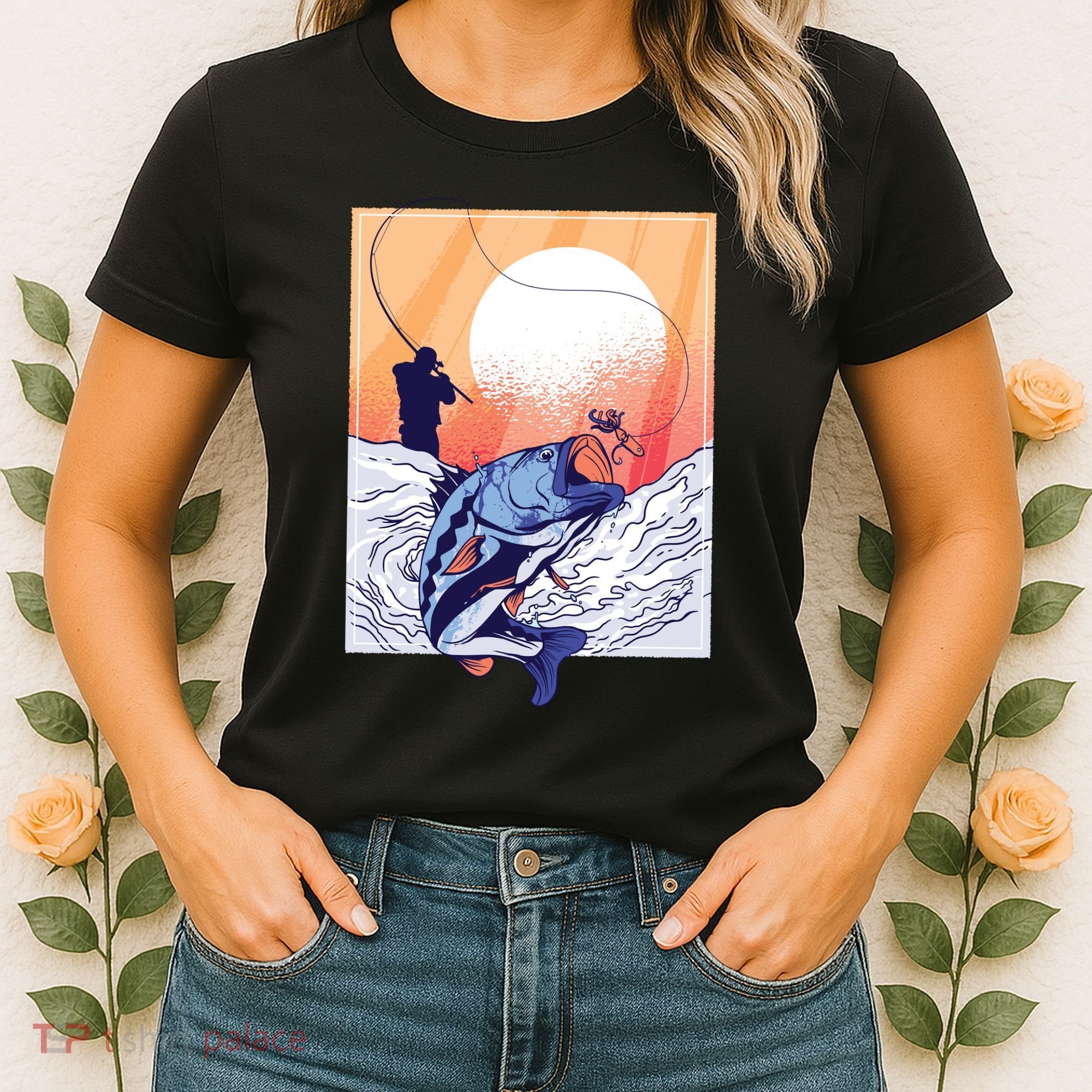 Fisherman Sunset Women's T-Shirt