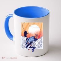 Fisherman Sunset Coffee Mug thumb 0