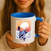 Fisherman Sunset Coffee Mug thumb 3