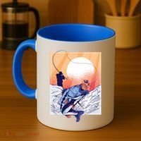 Fisherman Sunset Coffee Mug thumb 4