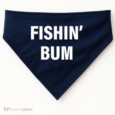 Fishin' Bum USA-Made Doggie Bandana
