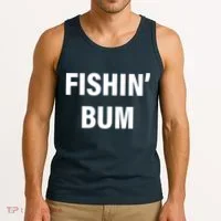 Fishin' Bum Tank Top thumb 3