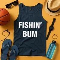 Fishin' Bum Tank Top thumb 4