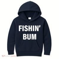 Fishin' Bum Kids Hoodie thumb 0