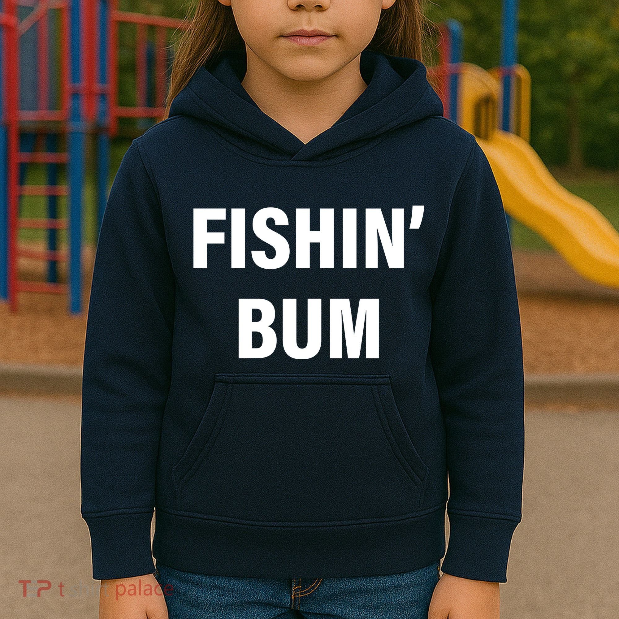 Fishin' Bum Kids Hoodie