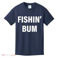 Fishin' Bum Kids T-Shirt thumb 0