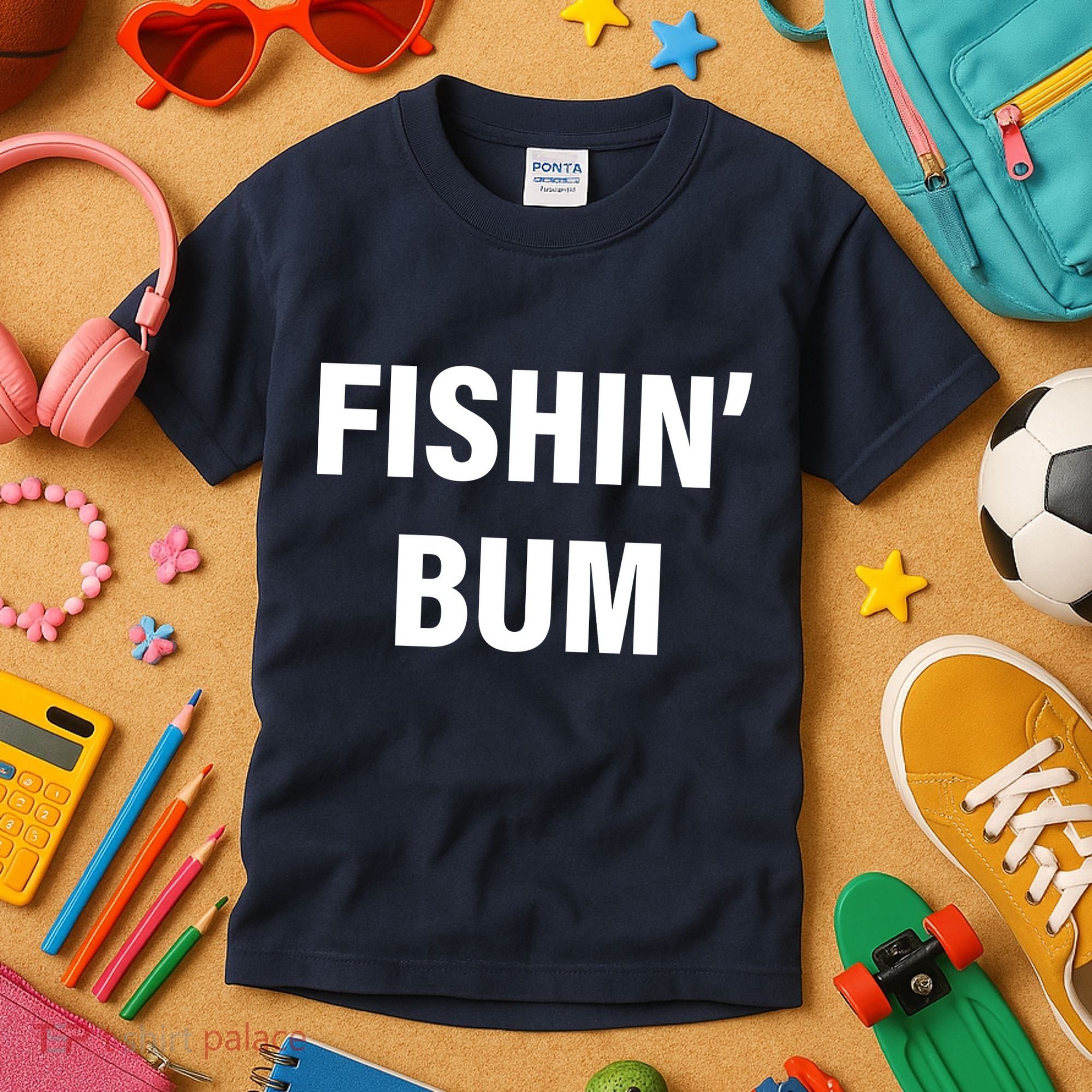 Fishin' Bum Kids T-Shirt