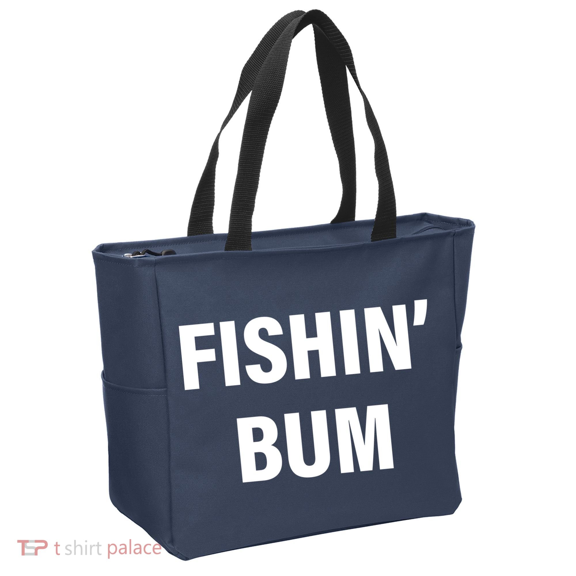 Fishin' Bum Tote Bag
