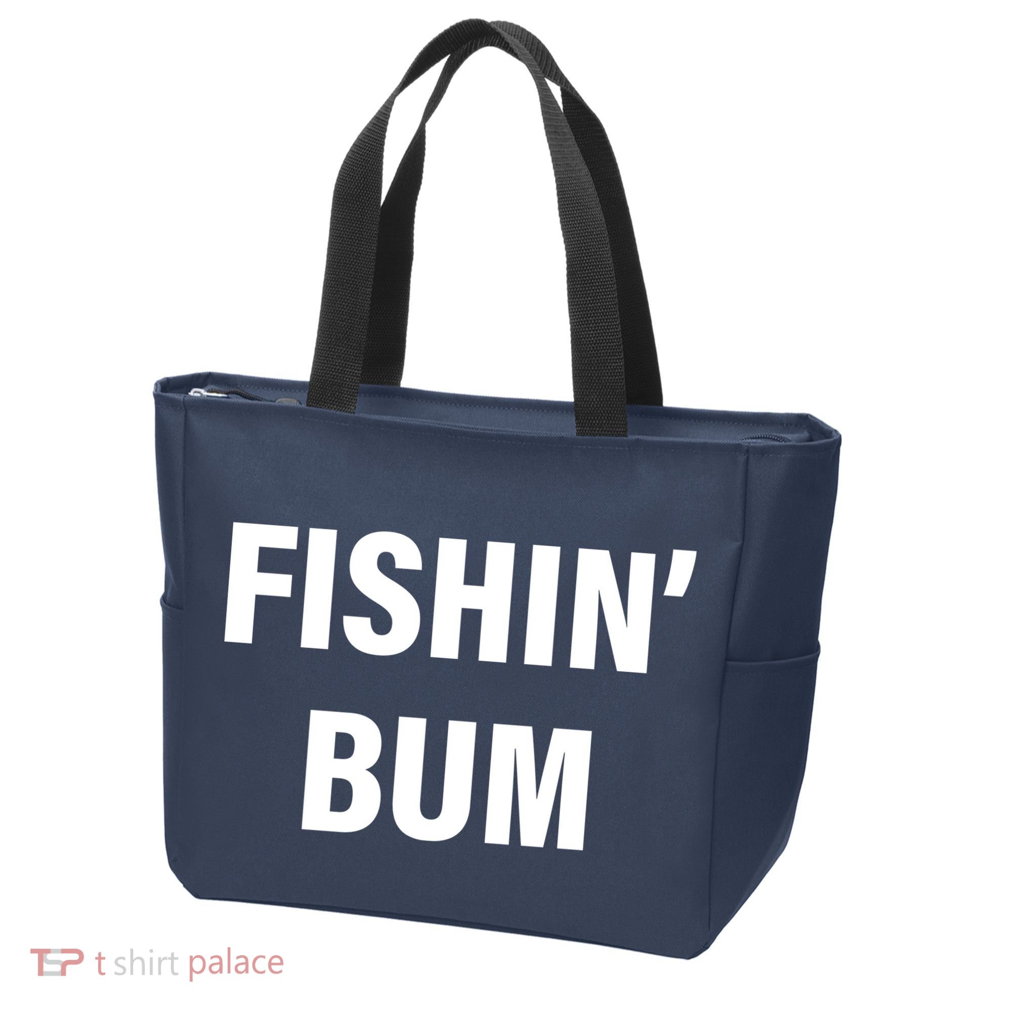 Fishin' Bum Tote Bag