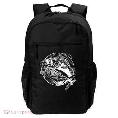 Fishing - Jumping Bass Fish Backpack