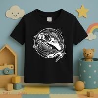 Fishing - Jumping Bass Fish Toddler T-Shirt thumb 3