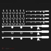 Fishing American Flag Fisherman Rods Ornament thumb 1