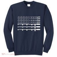 Fishing American Flag Fisherman Rods Sweatshirt thumb 0
