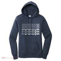 Fishing American Flag Fisherman Rods Women's Hoodie thumb 0