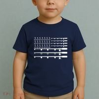 Fishing American Flag Fisherman Rods Toddler T-Shirt thumb 2