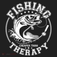 Fishing Cheaper Than Therapy Women's Sweatshirt thumb 2