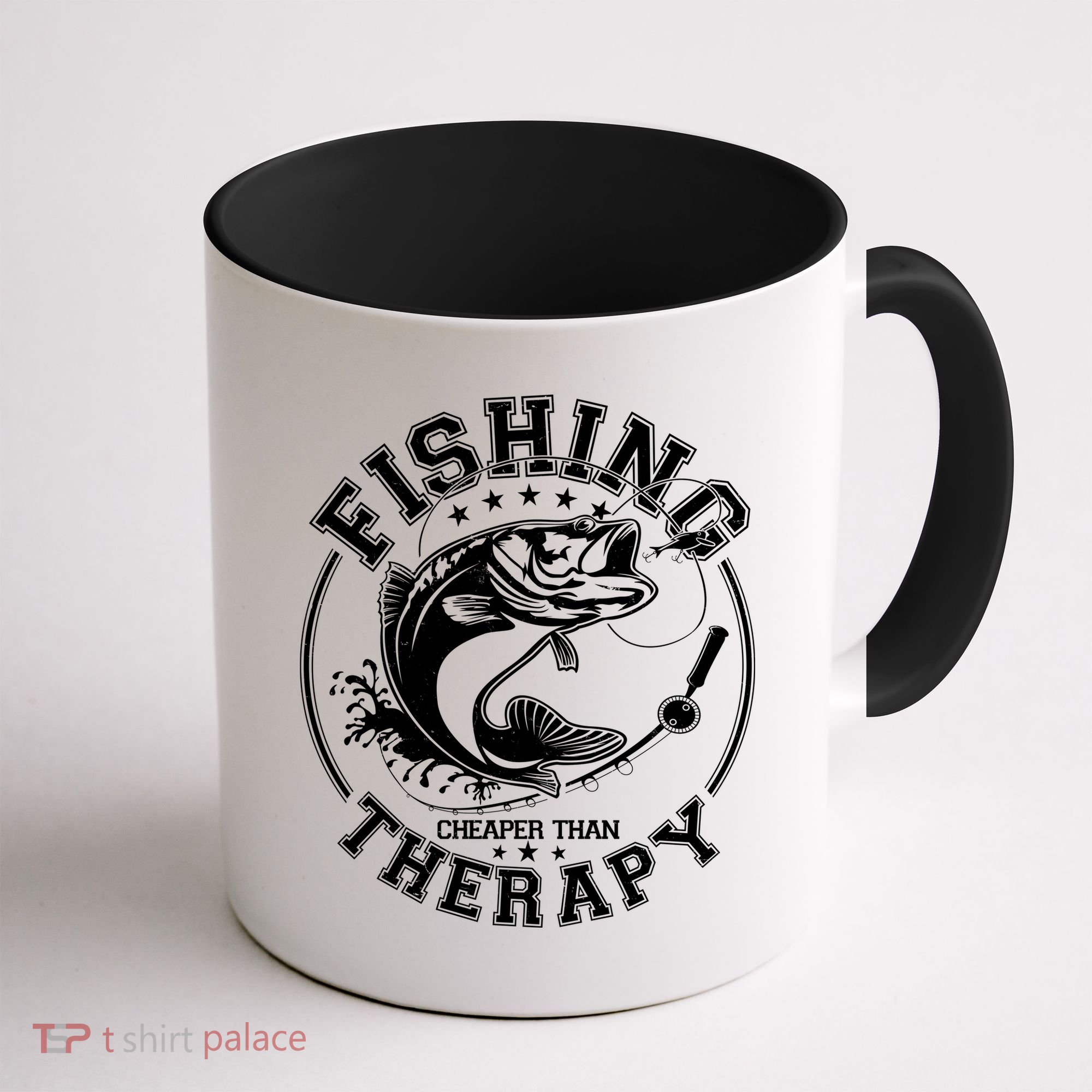 Fishing Cheaper Than Therapy Coffee Mug