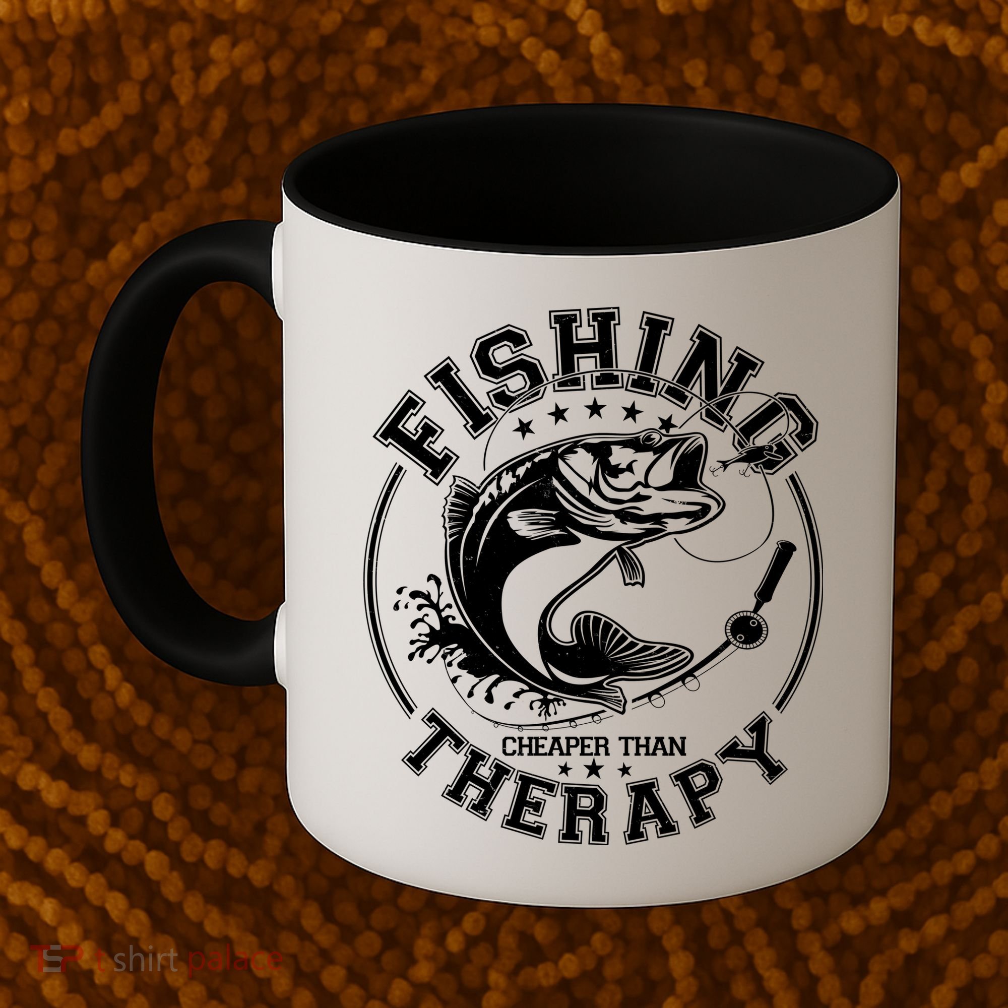Fishing Cheaper Than Therapy Coffee Mug