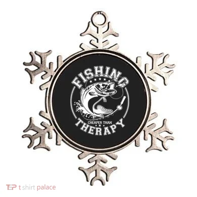 Fishing Cheaper Than Therapy Ornament